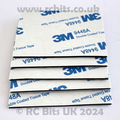 Side view of 3M self-adhesive pads