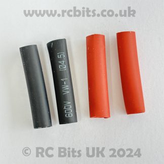 Two Pairs of Red and Black 4.5mm Heat Shrink