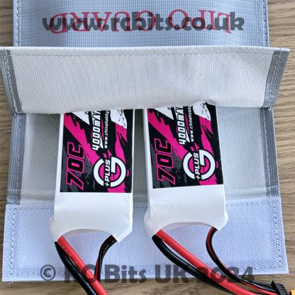 A small LiPo bag in use