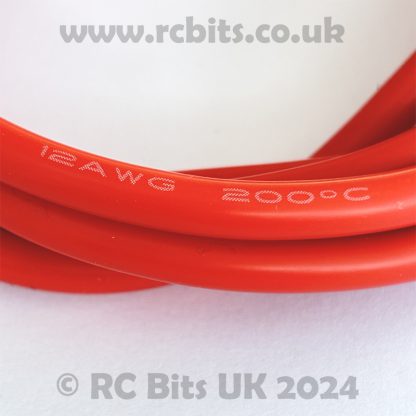 Close up of 12AWG Silicon Wire