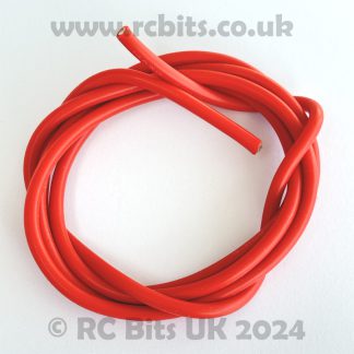 1 Metre of Red 14AWG Super Soft Silicon Wire