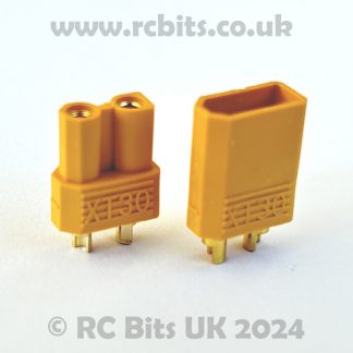 A pair of XT30 Connectors - 1 Male, 1 Female